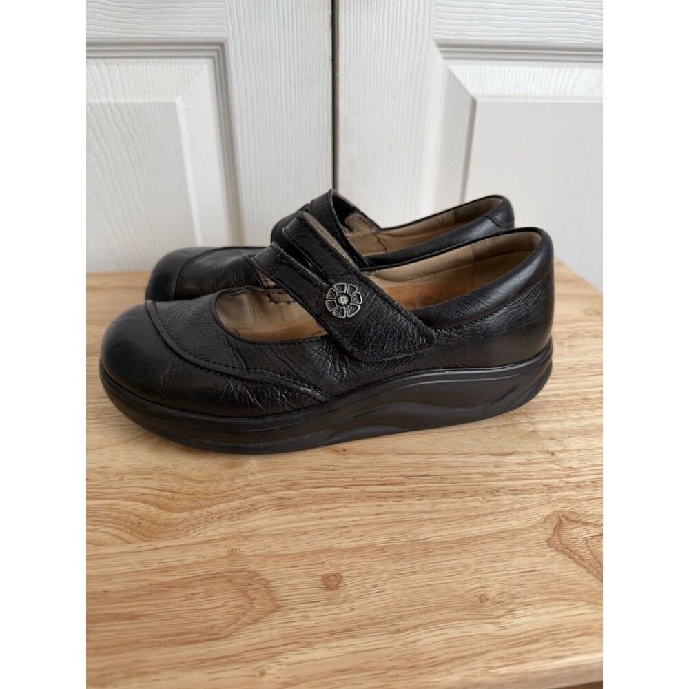 FINN COMFORT Sacramento Mary Janes Shoes Black UK 4.5 US 6.5